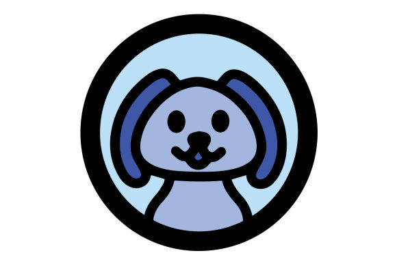 Black Outline Dog Icon