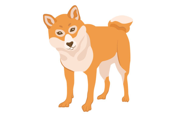 Cute Dog Desain Vector