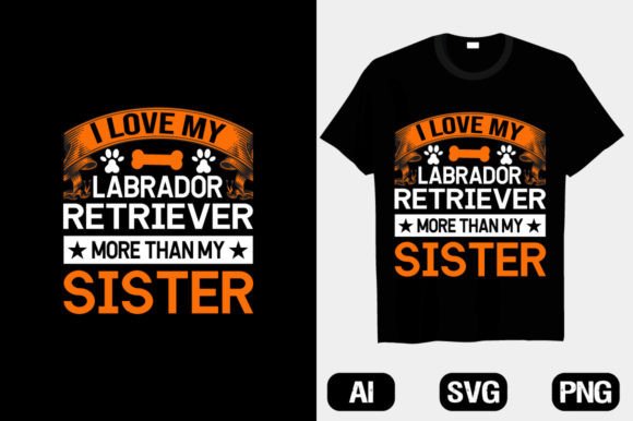 Labrador Love on T-Shirt