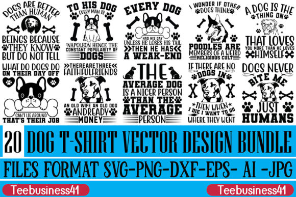 Testing the Dog T-shirt Vector Design Bundle